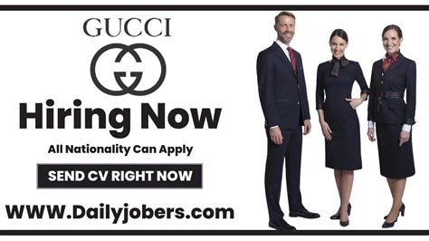 gucci jobs hiring|gucci outlet job.